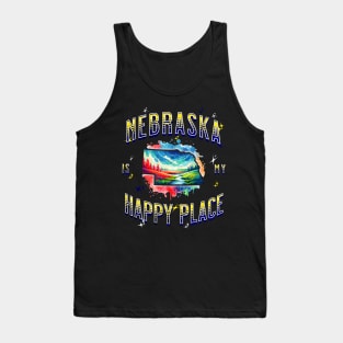 Nebraska is my Happy Place Tank Top